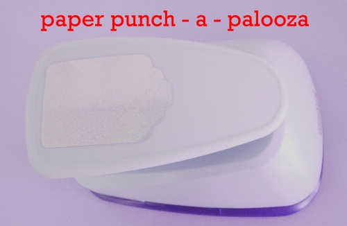 Lilac large paper punch-a-palooza series header